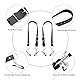 4-IN-1 Nippelklemmen Brustwarzen Klitoris Clip mit Kette & 2 stk Schamlippen Klemmen Spreader Riemen,Einstellbar Nipple Clamps Bondageset Fessel Set,Fetisch SM Sexspielzeug für Paare Extrem Sex