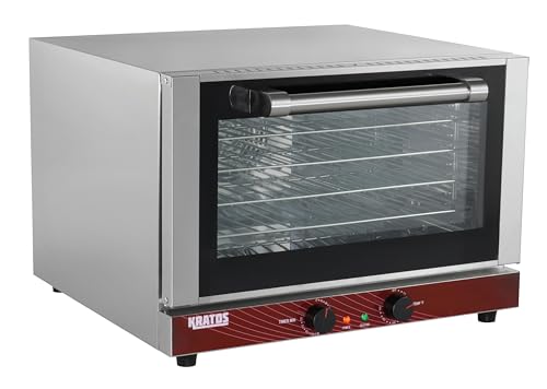 Comparison: Best Commercial Oven For Baking 5 Kratos Commercial Oven, Half Size Electric Countertop Convection Oven, Holds Four Half Size Sheet Pans, 120V (29M-002)