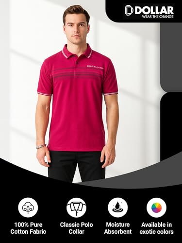 Image of Dollar Pack of 2 Men's Cotton Polo T-Shirt with Classic Collar