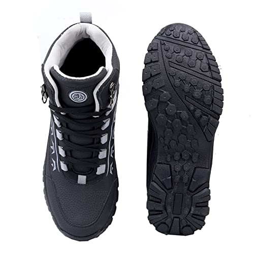 Image of Bacca Bucci Deodar 6 inches Riding Boots for Mountaineering Backpacking Hiking and Trekking