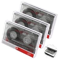 3Pack PRECISION SHELL & PARTS ☞ All parts of blank cassette tapes are built to meet strict tolerances. Head contact is excellent and tape travel is very smooth. Cassette tapes with music is the best choice for CD & DVD player Recorder RECORDING TIME ...