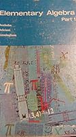 Elementary Algebra Part One B000JDJH2U Book Cover