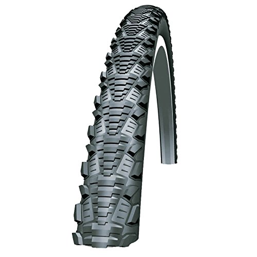 Schwalbe CX Comp 700X38C Wired Tyre with Puncture Protection Reflective S/Wall 550g (40-622) - Black, 11150368.01V