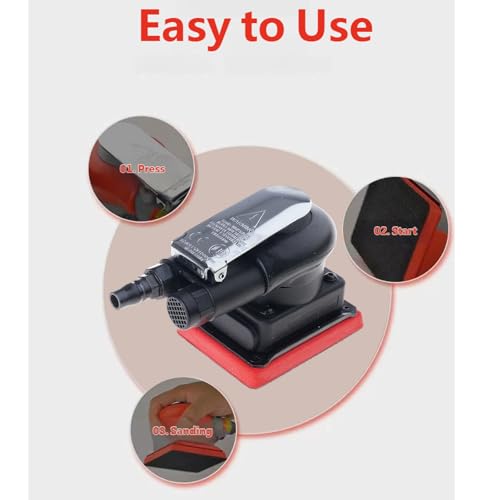 Ponceuse excentrique pneumatique à air comprimé pour un ponçage efficace - 6
