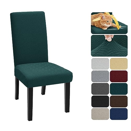 XINEAGE 2 Packs Newest Pattern Dining Chair Slipcover Parsons Chair Furniture Protector Stretch Chair Covers for Dining Room Restaurant