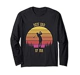Photo Gallery retro sunset father s day golf golfer best dad by par maglia a manica Photo Gallery retro sunset father s day golf golfer best dad by par maglia a manica