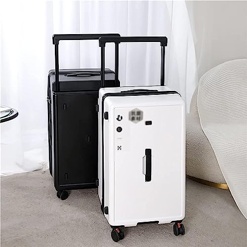 Wheeled Suitcase, Large-Capacity Suitcase Hard-Shell Combination Lock Carry-on Suitcase Fashionable Anti-Fall Suitcase,E-30 inches (C 28 inches)3