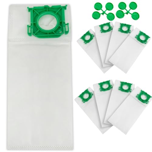 Image of 8-Pack 6629ER Vacuum Bags for SEBO Airbelt K Series Vacuums, 4-Layer Ultra Filterbox with Caps #6629ER Vacuum Cleaner Bags 8PCS