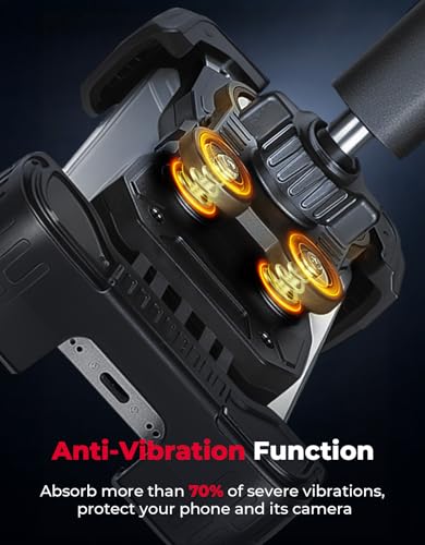 Support téléphone UTV anti-vibrations réglable à 360° - 2