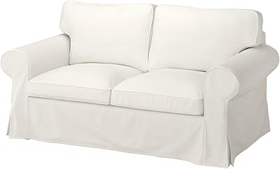UPPLAND Cover for Loveseat 2 Seat Sofa Blekinge White 004.876.33 Slipcover