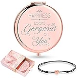 Compact Pocket Mirror Positive Quote & String...