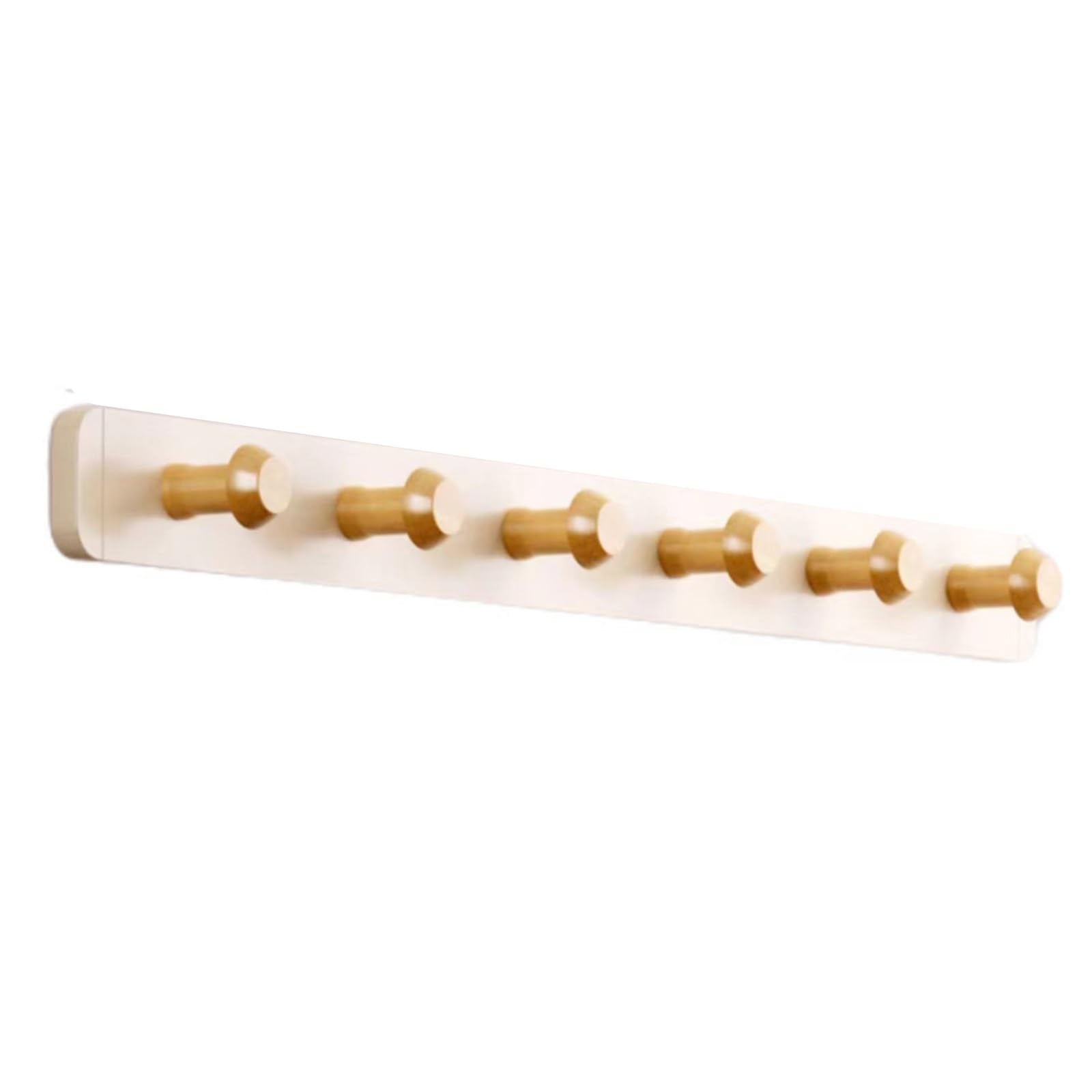 Perchero Pared Madera -Percheros Pared De Diseño for Recibidores, Entradas, Dormitorios Modernos, Habitaciones Infantiles Y Baños(6 Hook 45.7 * 3cm)