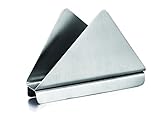 TableCraft Products 222 Angled Napkin Holder, Brushed Stainless Steel