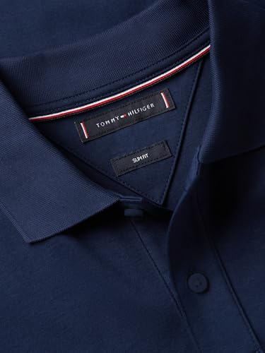 Image of Tommy Hilfiger Mens Short Sleeve Casual Polo Shirts in Regular Fit with Liquid Cotton
