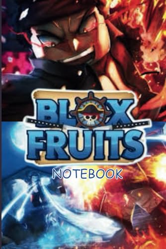 Blox Fruits Notebook: Gaming inspired A5 Lined Notebook 120pgs