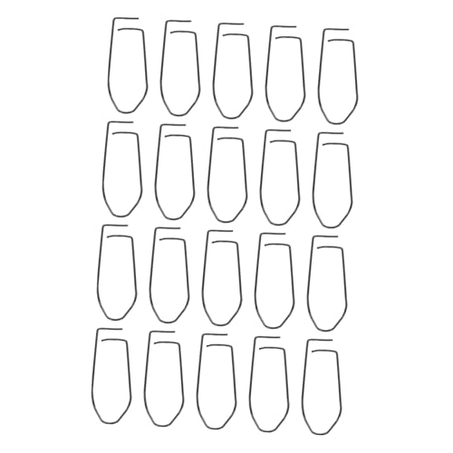 GARIOUANS 20 piezas Hebillas Metálicas de Fijación con para Soporte de Plantas Accesorios Resistentes para Conexión de Pilares Jardinería y Invernadero