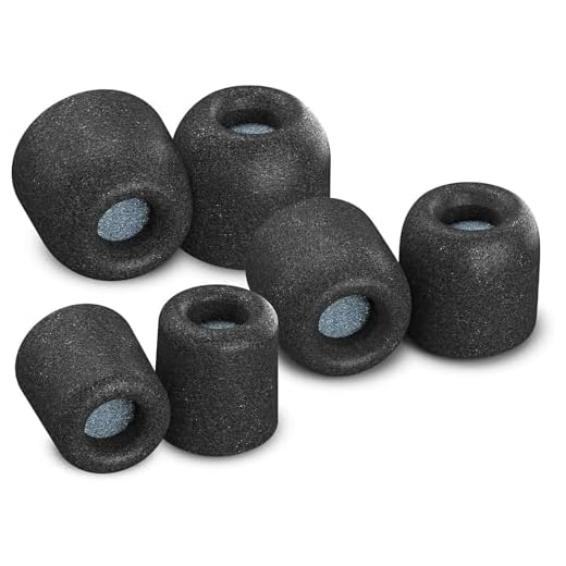 Comply Sport Pro Premium Memory Foam Earbud Tips för Jaybird Run, X3, X2, BlueBuds X, Freedom F5, brusreducerande ersättningstips - Small/Medium/Large - 3 par