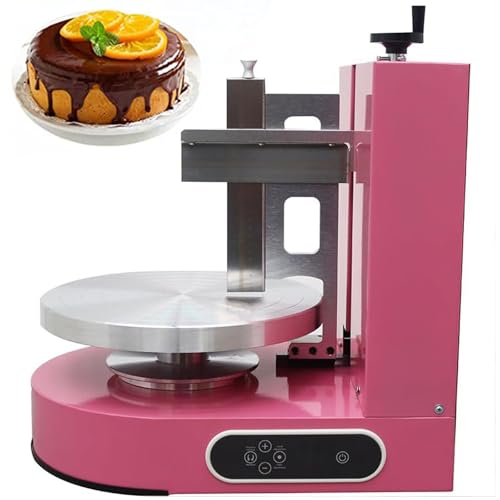 Machine à glaçage électrique pour gâteaux, racleur à crème, Machine à décorer réglable pour Une Application Lisse de la crème, idéale pour la décoration de gâteaux d'anniversaire