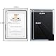 Dohomi 2pack Silber A4 Bilderrahmen Zertifikatsrahmen Glas Diplom Abschluss Fotoständer Für Tischplatte oder Wand