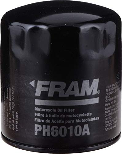 Fram PH6010A Oil - Motorcycle Full Flow Lube Spin-On Filter