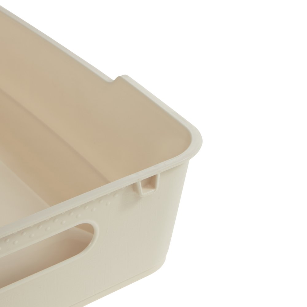 Keeeper Stapelkorb DIN A4 - Rutschfester Ordnungskorb Nordic Grey