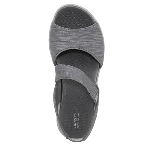 LifeStride Women's Cheerful Sandal Graphite 8 M by LifeStride - Used condition - Image 5