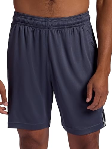 Head メンズ スラムウィナー ヘザーショート、スタンダードフィット、ストレッチミッドウェイト素材, クールグレー, Large