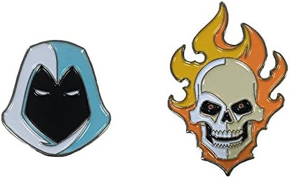 Mondo x Marvel Knights: Ghost Rider & Moon Knight Enamel Pin Set