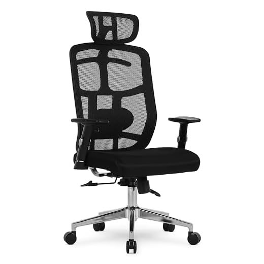 Cadeira Office DT3 Diana FE Black, ergonomica com revestimento Mesh Vidartex™+Tecido, apoio de cabeça 3D, braços 2D, apoio lombar almofadado com ajuste manual, suporta até 120kg e altura máx. de 1,80m