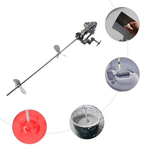 Agitador neumático, agitador Industrial, Mezclador de Barril con Abrazadera, agitador de Aire, Herramienta para Mezclar Pintura, Mezclador neumático, Mezclador de Pintura Industrial, mezclad