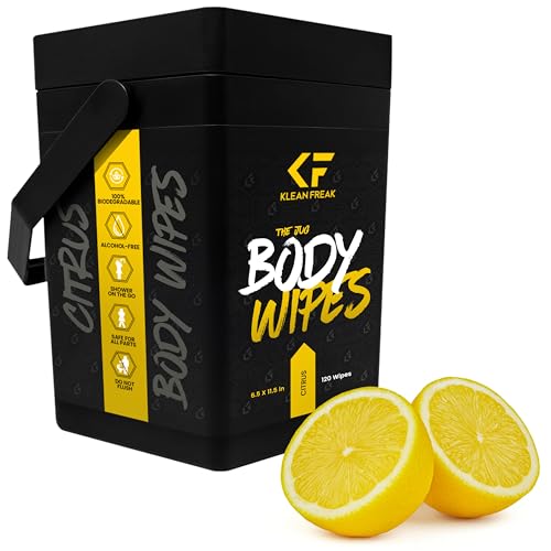 Klean Freak Body Wipes - The Jug - Citrus