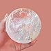 RALDMOV Natural Clear Quartz Crystal Ball,White Crystal Sphere Healing Crystal Ball with Stand Home Decor Prosperous Love Invite Wealth + Pedestal (300g)…