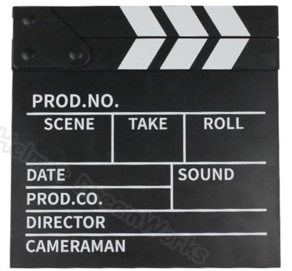 FYCAR Claqueta de director de cine - Talla Única