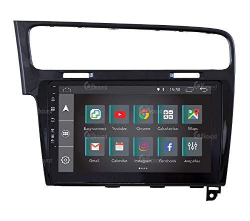 Autoradio Custom Fit per Volkswagen Golf 7 Nero