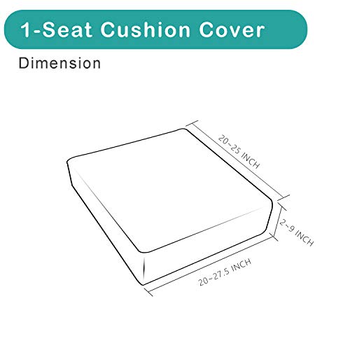 image for Qualitell Sofa Cushion Cover Stretch Chair Slipcover Furniture Protect