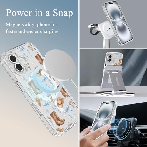 Coque iPhone 14 MagSafe transparente antichoc fine souple