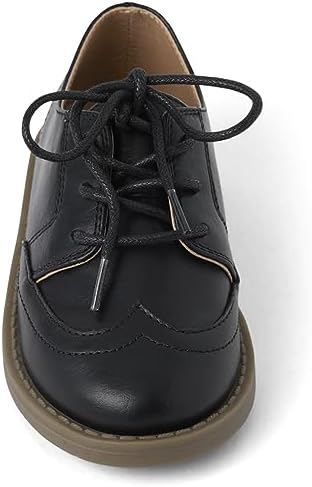 Gymboree,and Toddler Lace Up Special Occasion Dressy Shoe,Black,Youth 1 | Image 3