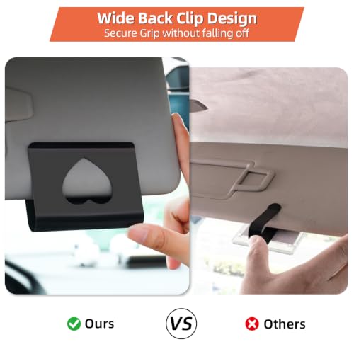 Car Visor Picture Holder - 2 Pack Strong Magnetic Photo Frame Clips — view 4
