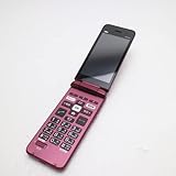 au かんたんケータイ KYF41 ワインレッド【SIMフリ−解除済】【au・ドコモ・ソフトバンク 使用可】