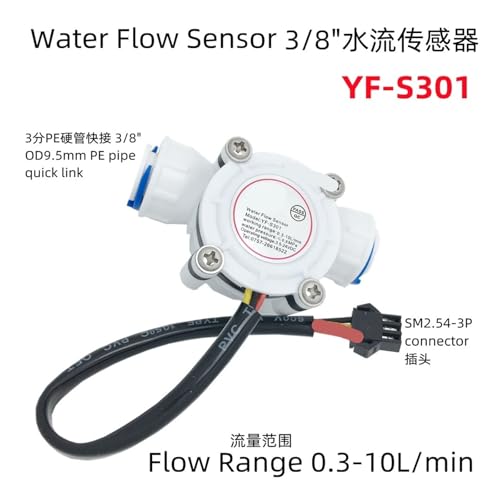 Capteur de débit d'eau à effet Hall plastique blanc HX pour éviter le gaspillage - 2
