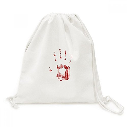Sac de voyage en toile avec cordon sac de shopping imprimé horreur Halloween