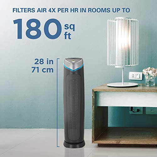 Germguardian Ac5250Pt 28” 3-In-1 Large Room Air Purifier, Pet Pure Hepa Filter, Uvc Sanitizer, Home Air Cleaner Traps Allergens For Pet Dander,Smoke, Odors, Mold, Dust, Germs,Energy Star Germ Guardian #TOP2