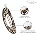 French Amie Oval Small 2 1/4” Celluloid Acetate Side Slide In Strong Hold Hair Clip Barrettes with Tige Boule Clasp for Girls and Women, Made in France (Silver Onyx 2 Pcs)