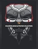  Coloring Book & Poster Collection: Tv Illustration Of V For Vendetta As A Japanese Oni Mask Comics