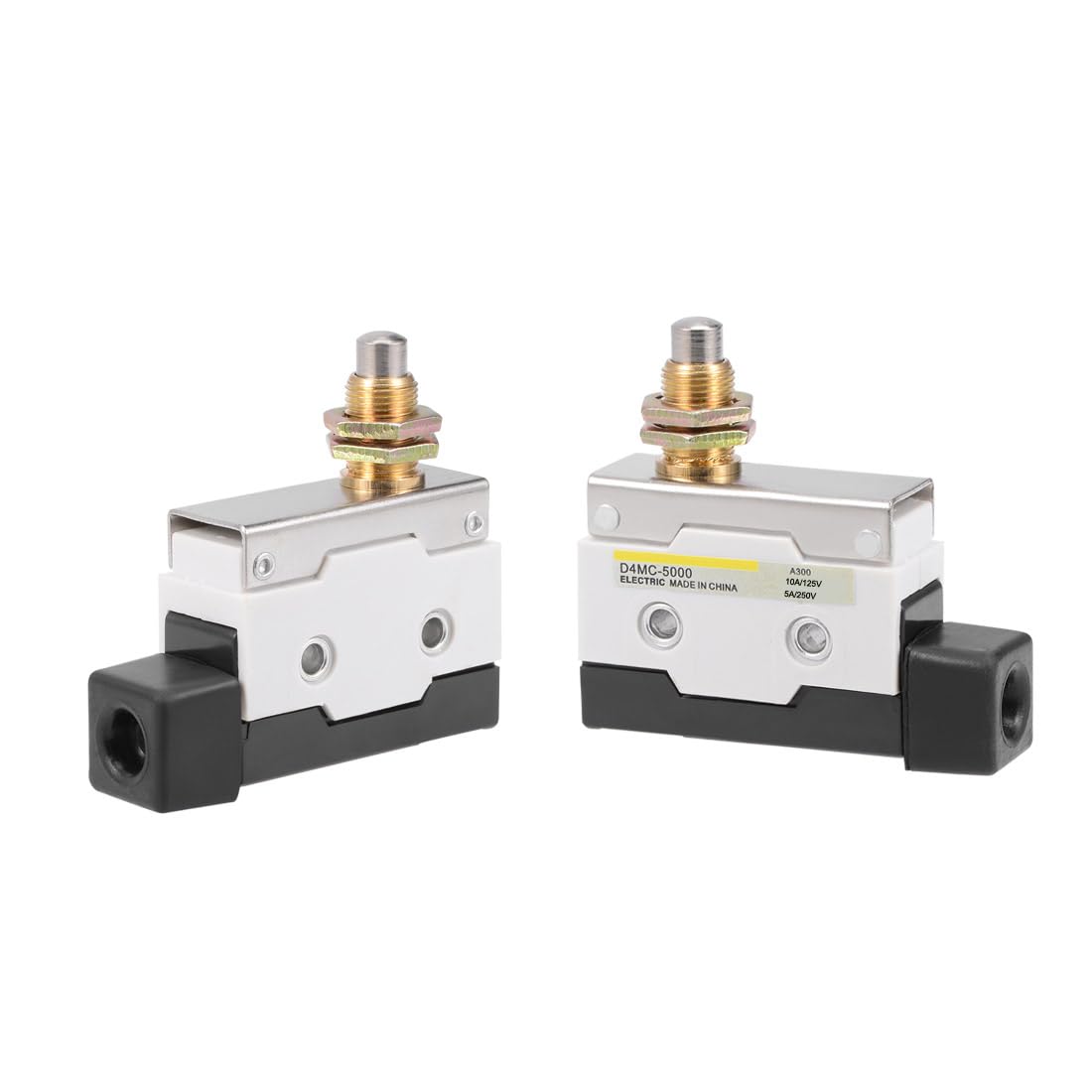 uxcell D4MC-5000 Roller Plunger Micro Limit Switch Momentary 1NC+