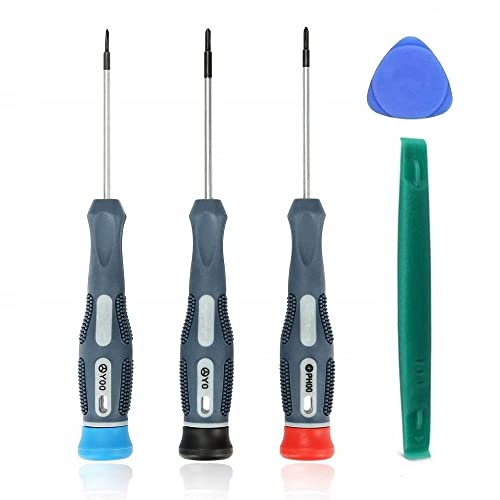 通用 Kit de tournevis 5 en 1 pour Nintendo Switch : Cross Wing Jeu d'outils de réparation de tournevis de précision Compatible avec Switch Joy Con Controller