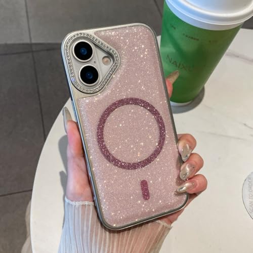 Coque iPhone 13 rose magnétique pour éviter les rayures et chutes de téléphone
