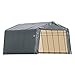 Peak 12 Ft. W x 20-28 Ft. D Shelter Color: Grey, Size: 12
