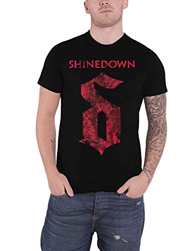 Shinedown T Shirt The Voices Band Logo Official Mens Black
