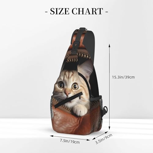 Bolso Pequeño Bandolera para Senderismo Unisex miniatura 3